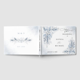 Libro de Invitados de Boda de Invierno con Bayas B
