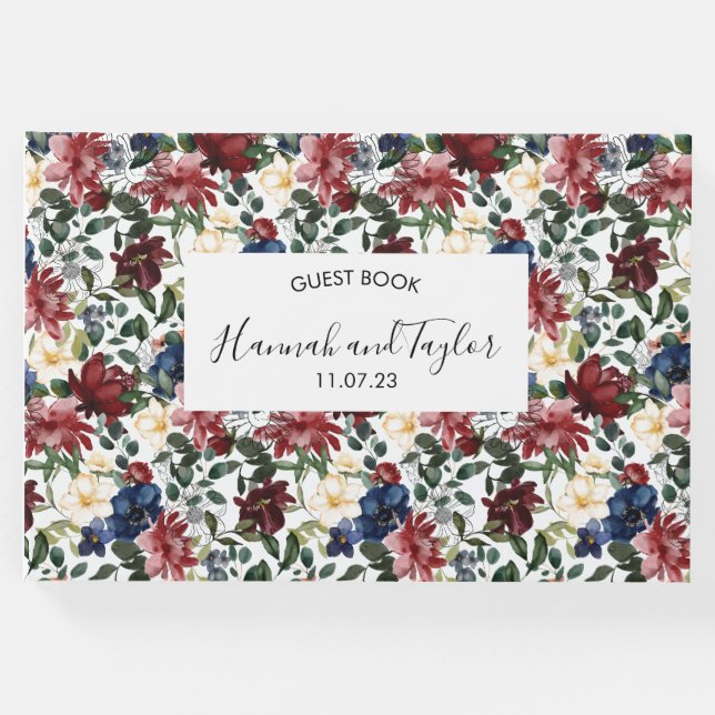 Libro de invitados de Boda de la Marina de Borgoña (Anverso)