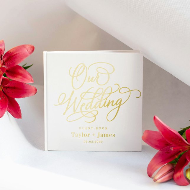 Libro de invitados de Boda de Relieve metalizado d (Subido por el creador)