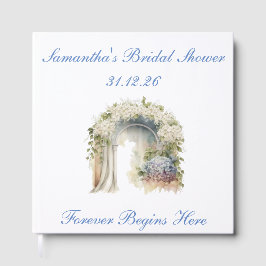 Libro de invitados de boda floral soñador