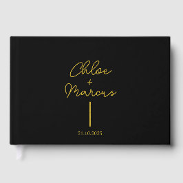 Libro de invitados de boda personalizado, color ar