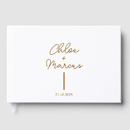 Libro de invitados de boda personalizado, color ar