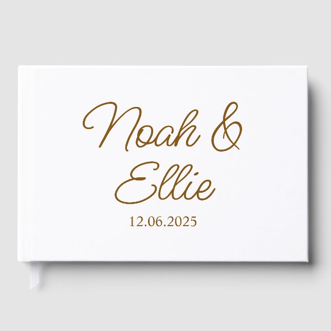 Libro de Invitados de Boda Personalizado, Recepció (Anverso)