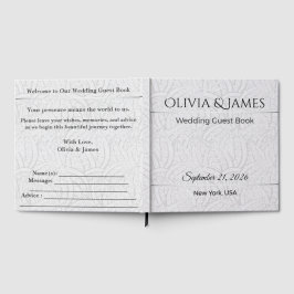 Libro de Invitados de Boda Recuerdo Personalizado