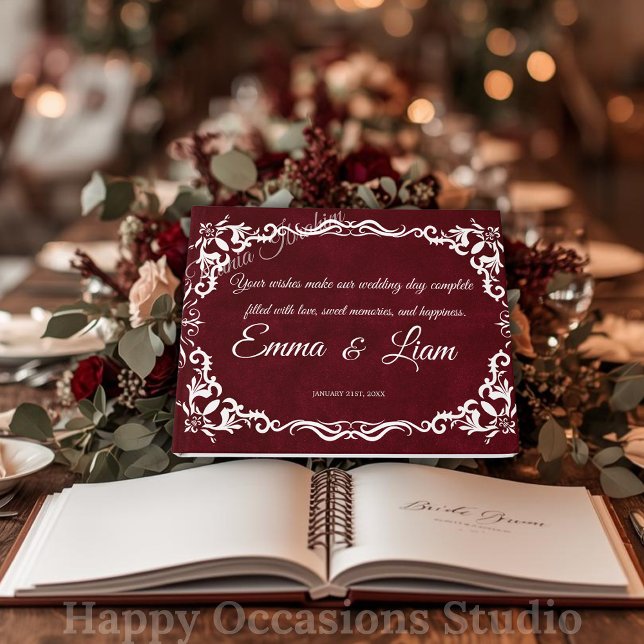 Libro de invitados de boda rústica mexicana (Subido por el creador)