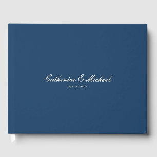 Libro de invitados de boda Simple Script Pretty Na