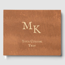 Libro de invitados de boda vintage de cuero sintét