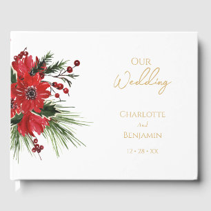 Libro de invitados de Bodas clásicos Navidades sim
