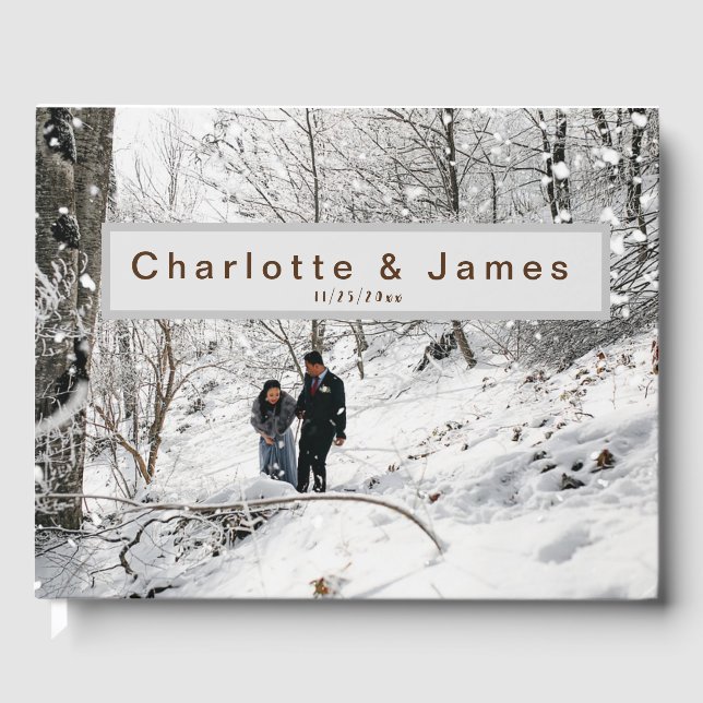 Libro de invitados de Bodas de Invierno (Anverso)