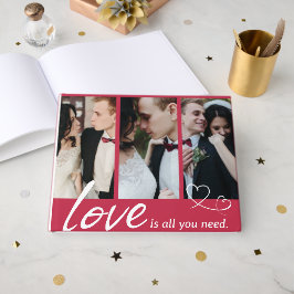 Libro de Invitados de Colaje de Pareja 'El Amor es