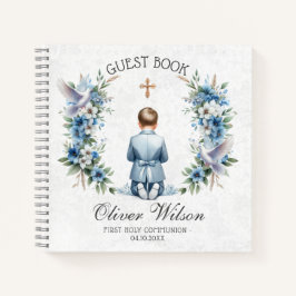Libro de Invitados de Comunión De Oración De Niño 