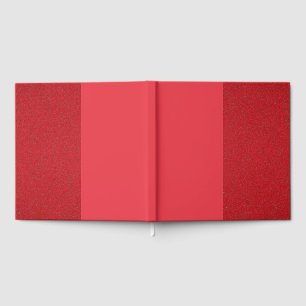 Libro de invitados de contraste rojo - Diseño de f