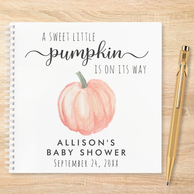 Libro de invitados de Cumpkin Pumpkin Baby Shower (Subido por el creador)