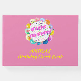 Libro de invitados de cumpleaños (chica)