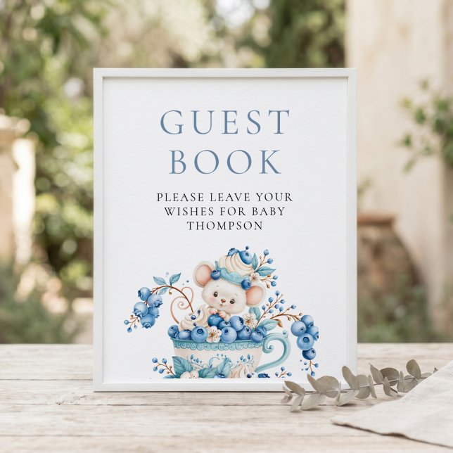 Libro de Invitados de Cumpleaños de Bebé Señal de  (Subido por el creador)