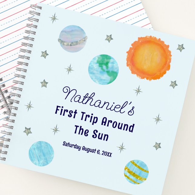 Libro de invitados de cumpleaños para niño, primer (Subido por el creador)