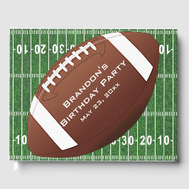 Libro de invitados de diseño de fútbol