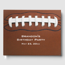 Libro de invitados de diseño de fútbol