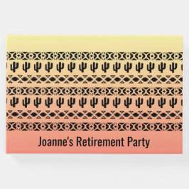 Libro de invitados de diseño de Ombre del Suroeste