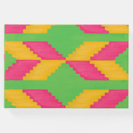 Libro de Invitados de Estampado Africano