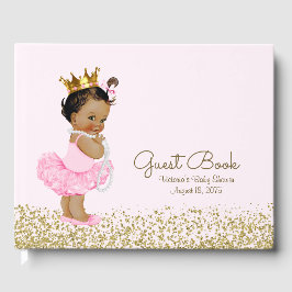 Libro de invitados de Ethnic Princess Baby Shower
