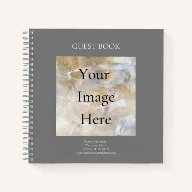 Libro de invitados de exposición de artistas (Anverso)