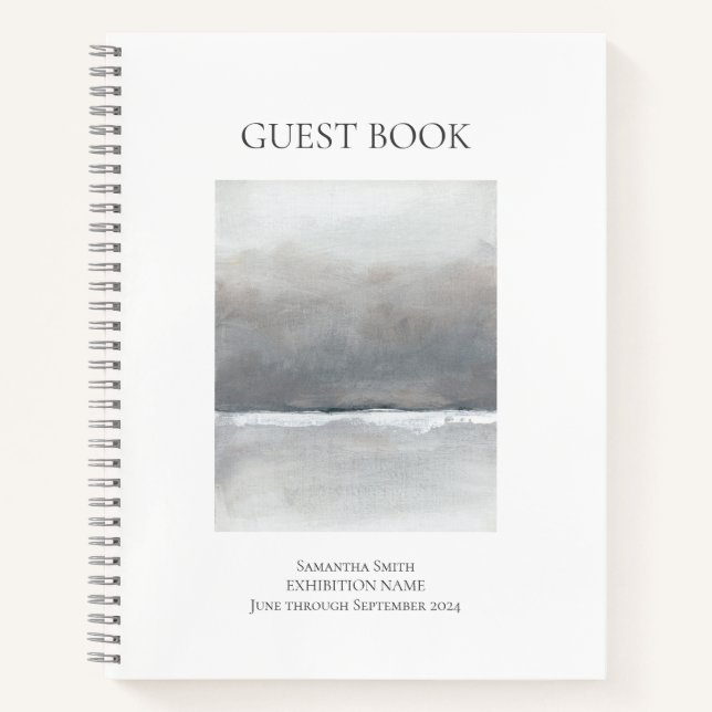 Libro de invitados de exposición de espectáculos d (Anverso)