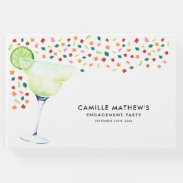 Libro de invitados de fiesta de compromiso