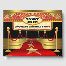 Libro de invitados de fiesta de cumpleaños de Holl