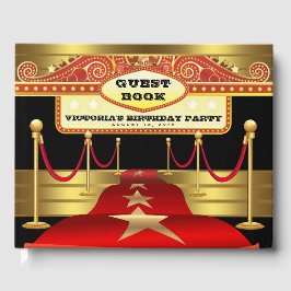 Libro de invitados de fiesta de cumpleaños de Holl