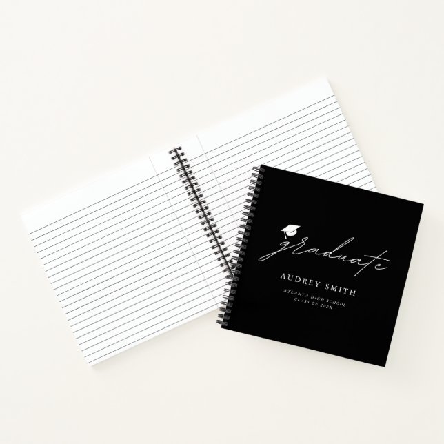 Libro de Invitados de Fiesta de Graduación con Let (Interior)