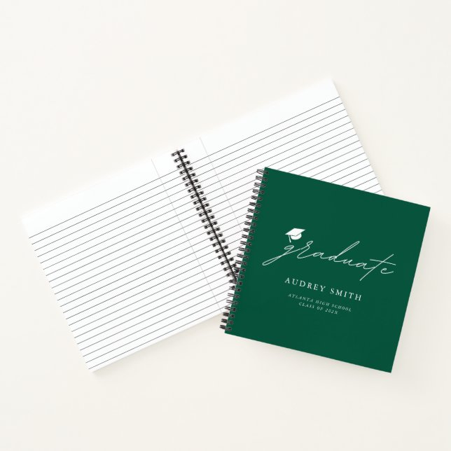 Libro de Invitados de Fiesta de Graduación con Let (Interior)