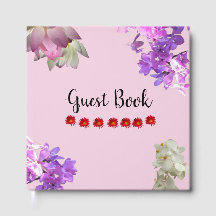 Libro de Invitados de Flor Rosa