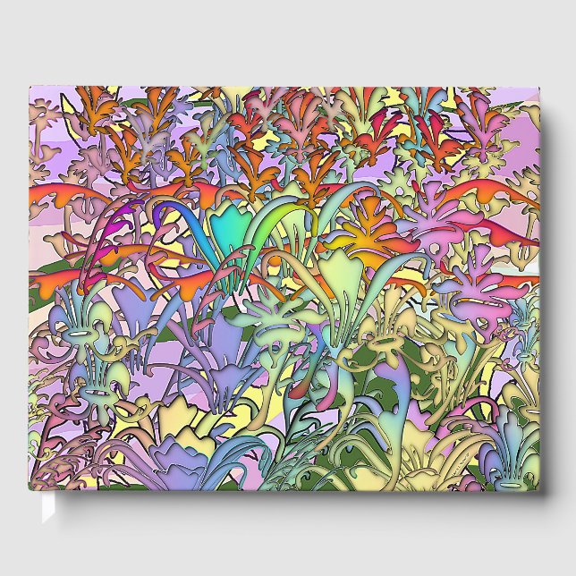 Libro de invitados de Flores Mixtas (Anverso)