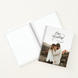 Libro de invitados de fotografía minimalista