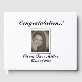 Libro de invitados de fotografía personalizado