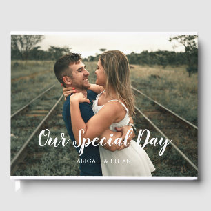 Libro de invitados de fotos del Día de la boda per