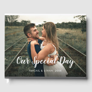 Libro de invitados de fotos del Día de la boda per