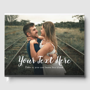 Libro de invitados de fotos del Día de la boda per