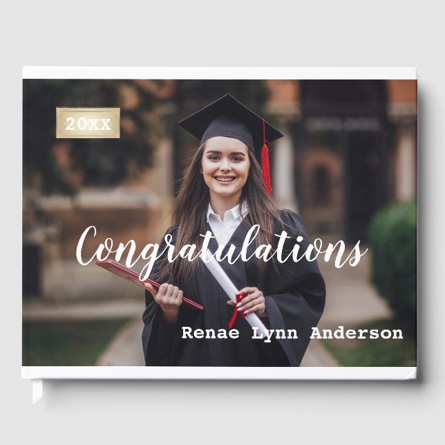 Libro de invitados de graduación (Anverso)