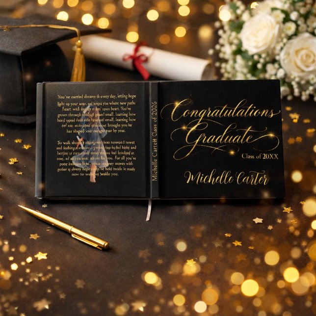 Libro de invitados de graduación sentimental (Subido por el creador)