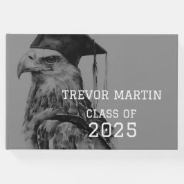 Libro de invitados de graduación único | Águila