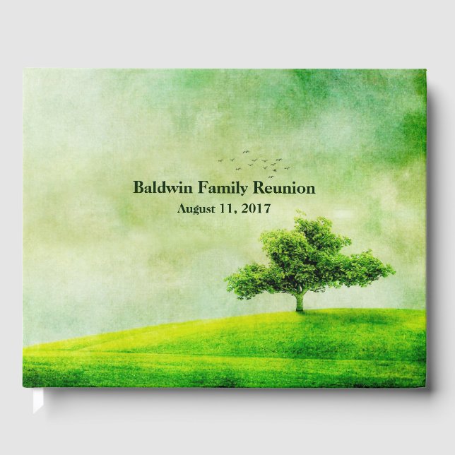 Libro de invitados de Green Tree Family Reunion (Anverso)