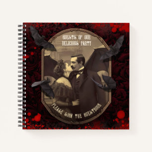Libro de invitados de Halloween en la Victoria de