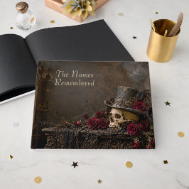 Libro de Invitados de Halloween Gótico Los Nombres