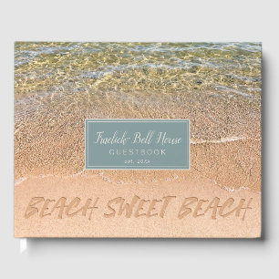 Libro de invitados de hospitalidad Beach Sweet Bea