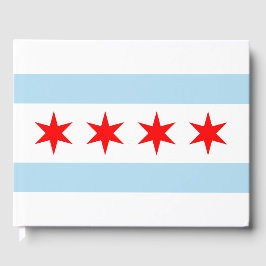 Libro de invitados de la bandera de Chicago