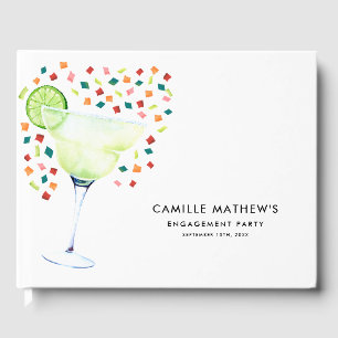 Libro de invitados de la fiesta de compromiso