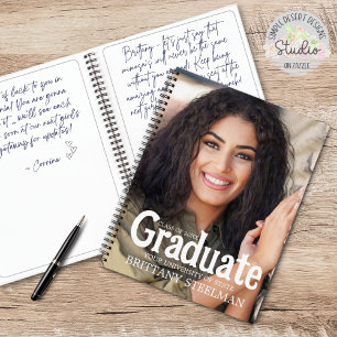 Libro de invitados de la fiesta de graduación foto