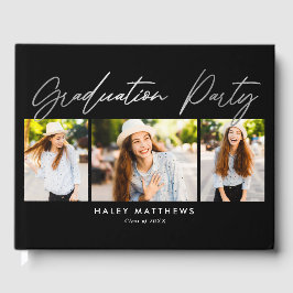 Libro de invitados de la fiesta de graduación para